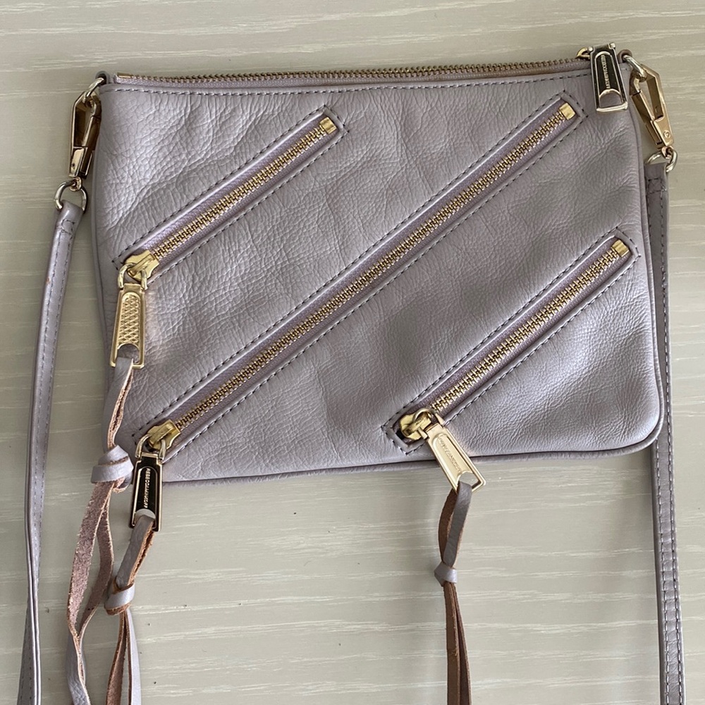 Rebecca Minkoff - Three Zipper Purse - lavender Leather